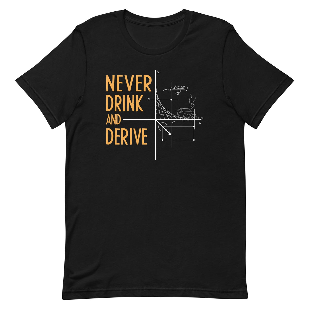 Never Drink and Derive Men's Signature Tee