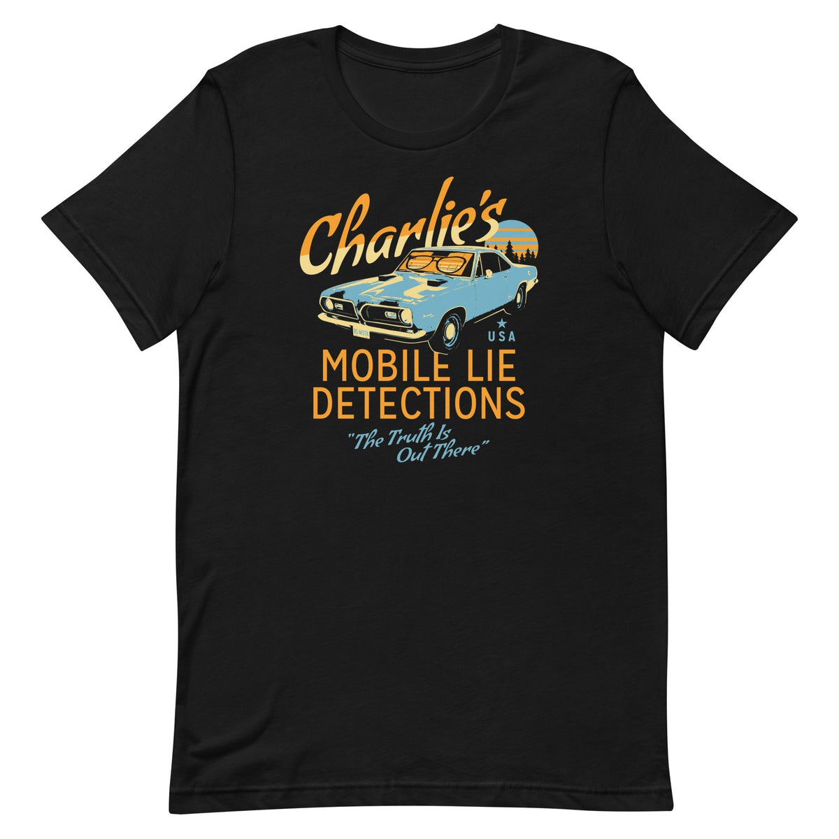Charlie's Mobile Lie Detection Men's Signature Tee