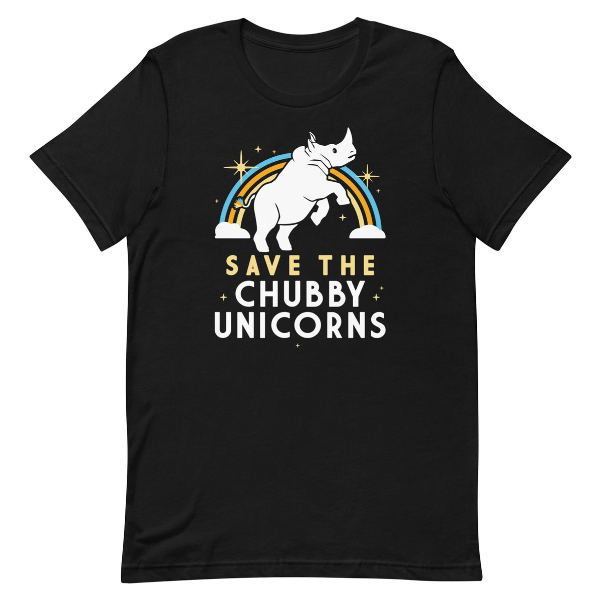 Save The Chubby Unicorns Men's Signature Tee
