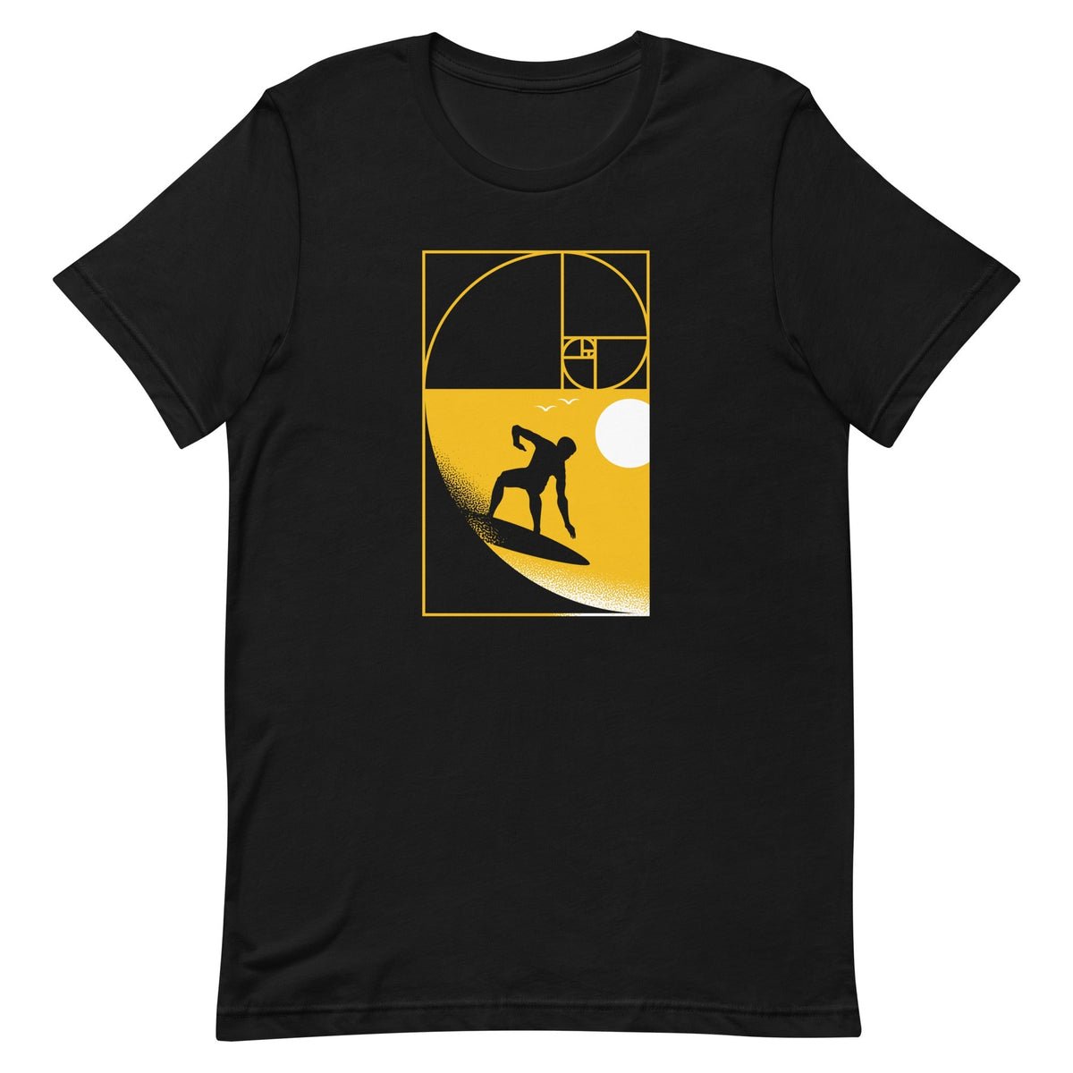 Golden Spiral Wave Men's Signature Tee