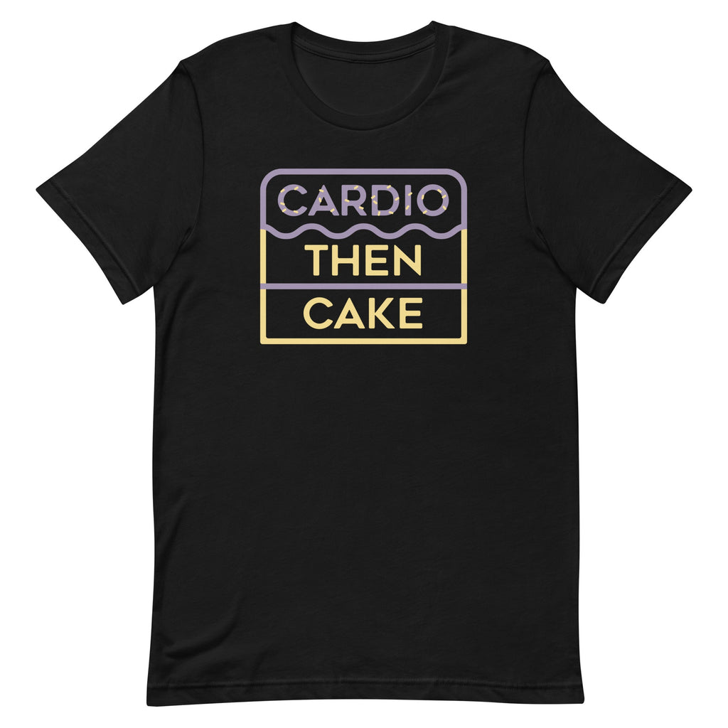 Cardio Then Cake Men's Signature Tee