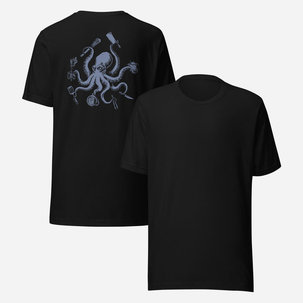 BACK PRINT Chef Octopus Unisex Tee