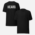BACK PRINT Heard Unisex Tee