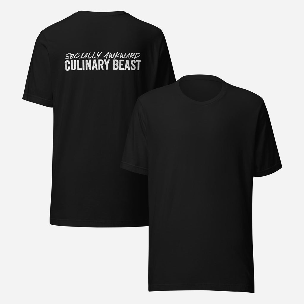 BACK PRINT Socially Awkward Culinary Beast Unisex Tee