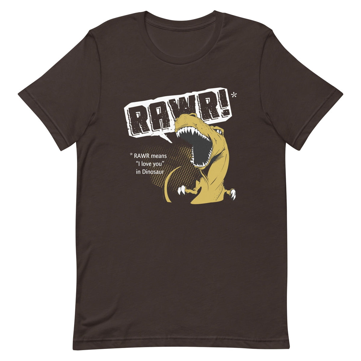 Rawr Means I Love You Men's Signature Tee