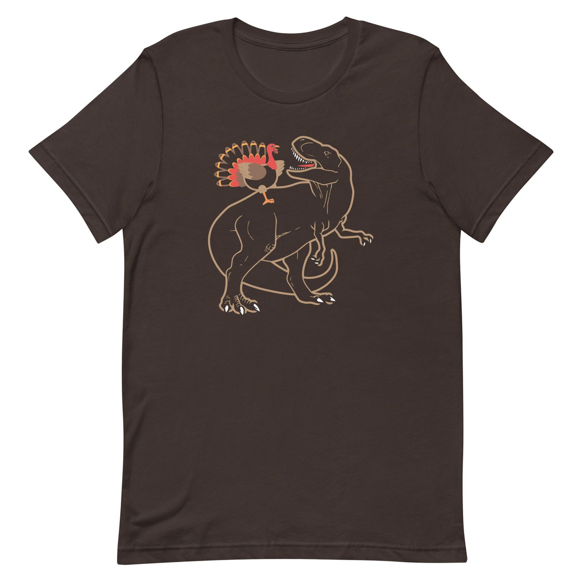 Turkey Riding T-Rex Men's Signature Tee