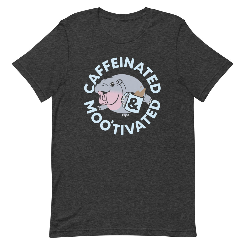 Caffeinated & Moo'tivated Men's Signature Tee