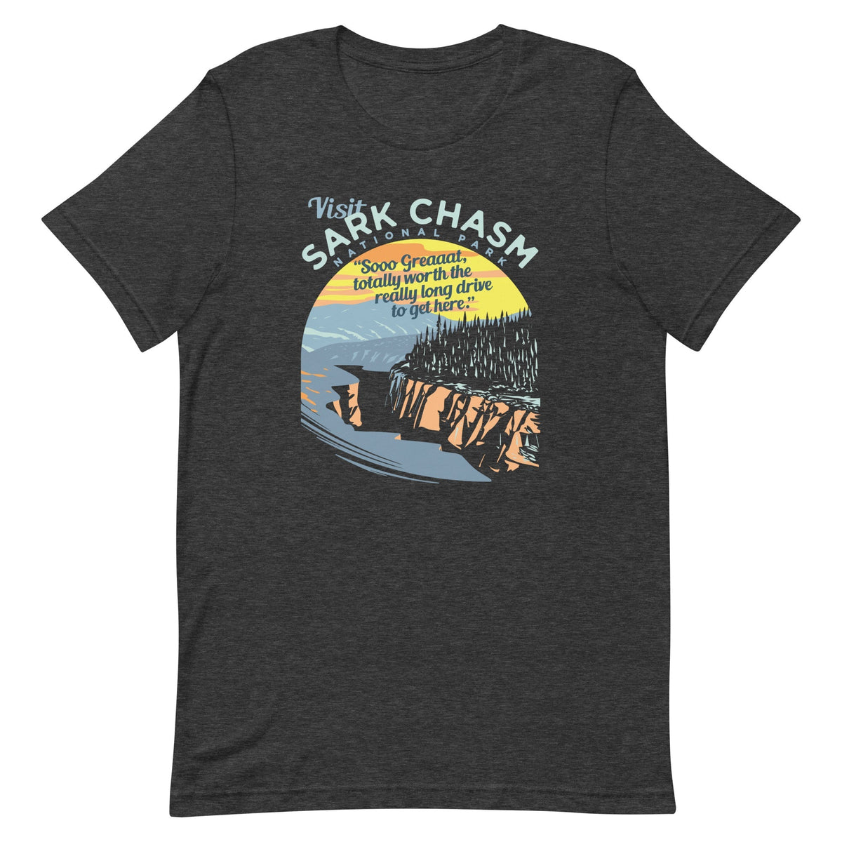 Visit Sark Chasm Men's Signature Tee