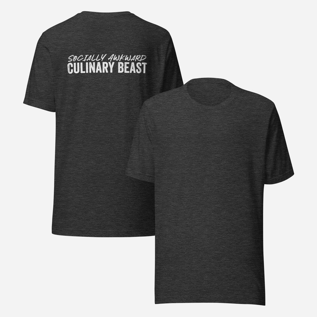 BACK PRINT Socially Awkward Culinary Beast Unisex Tee