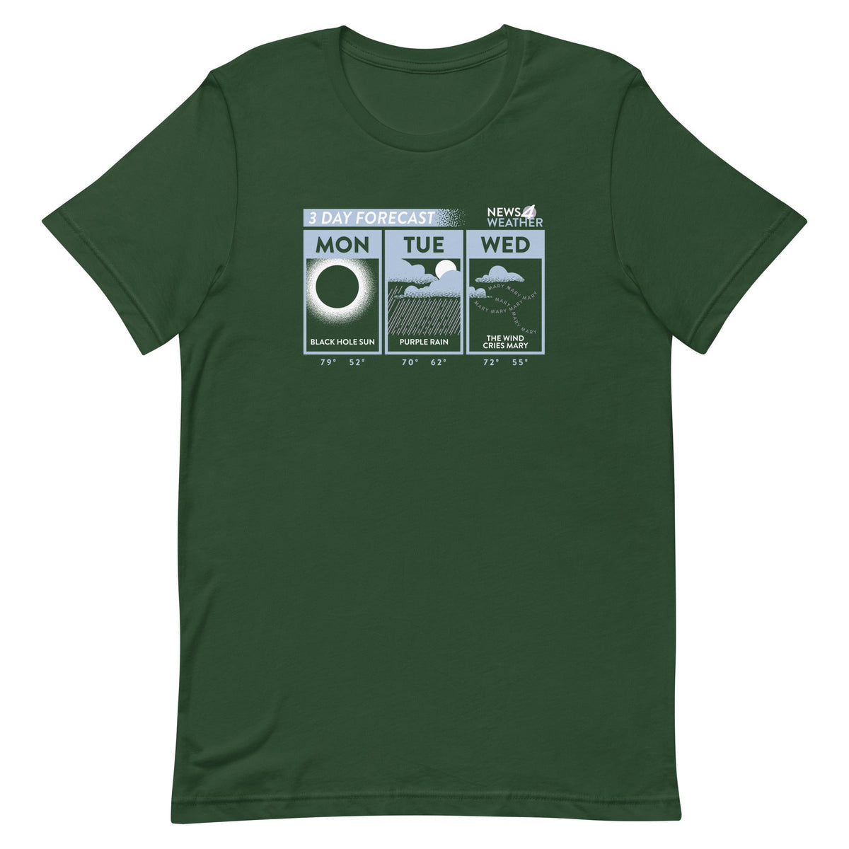 3 Day Forecast Men's Signature Tee