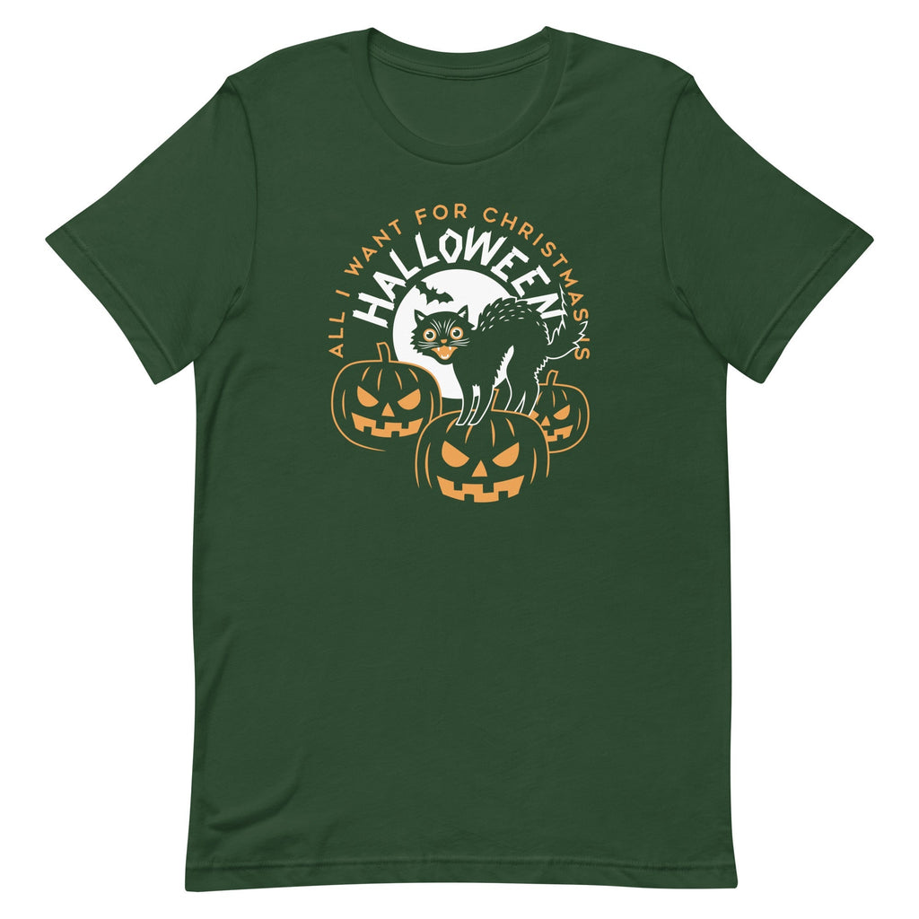 All I Want For Christmas Is Halloween Men's Signature Tee