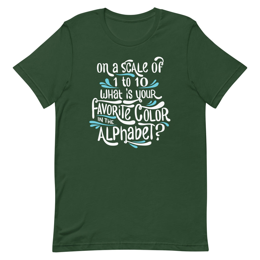 Favorite Color In The Alphabet Men's Signature Tee