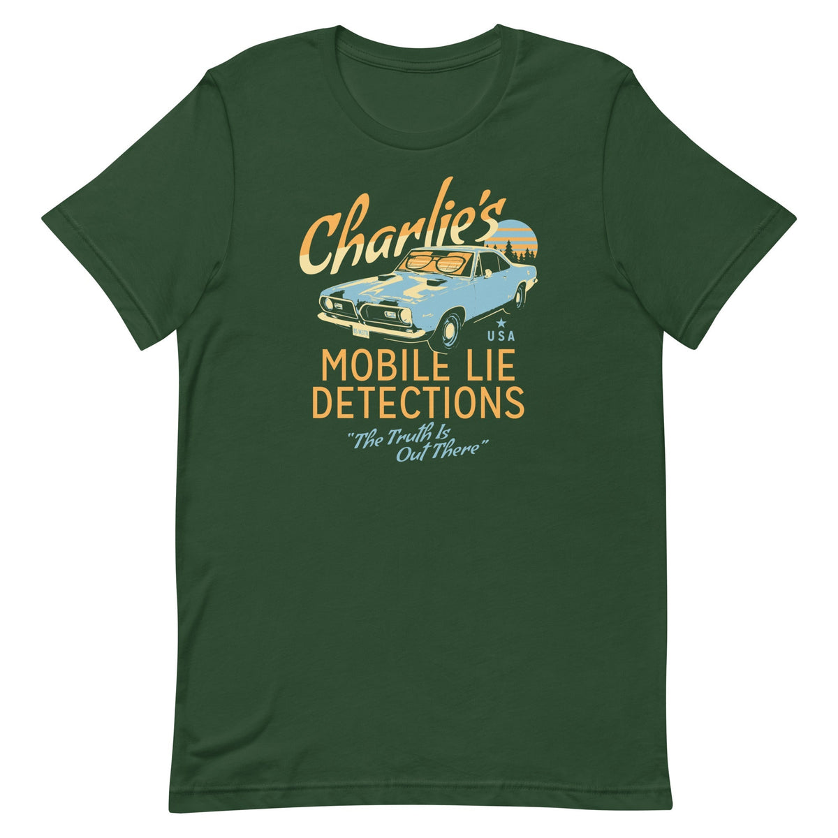 Charlie's Mobile Lie Detection Men's Signature Tee