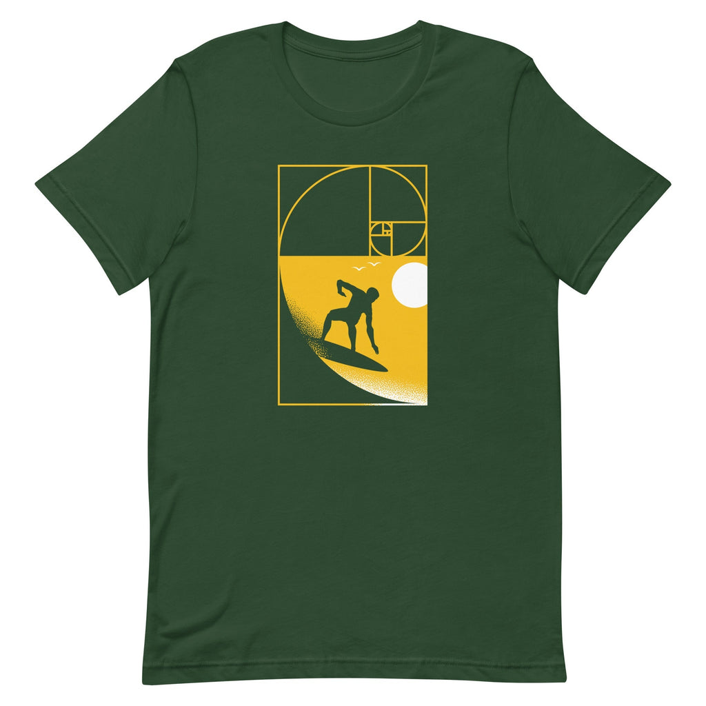 Golden Spiral Wave Men's Signature Tee