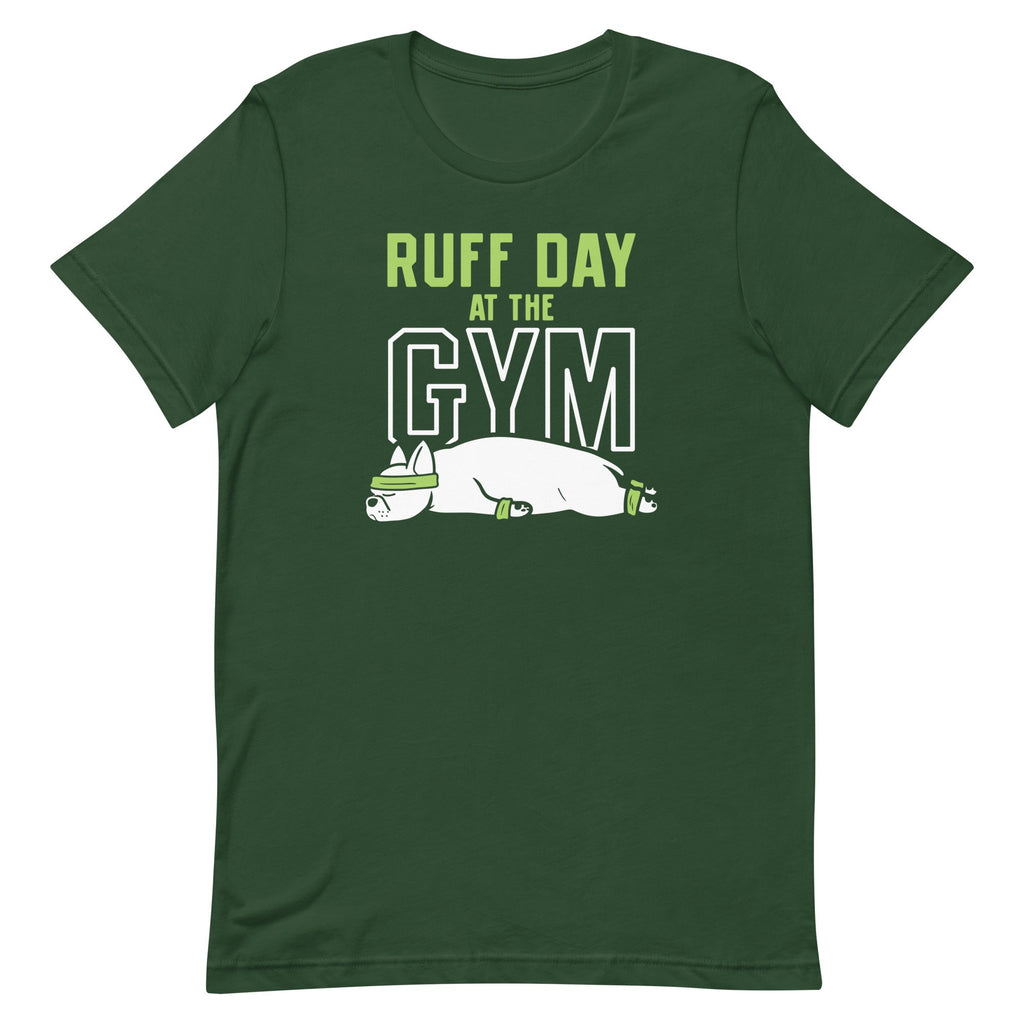 Ruff Day At The Gym Men's Signature Tee