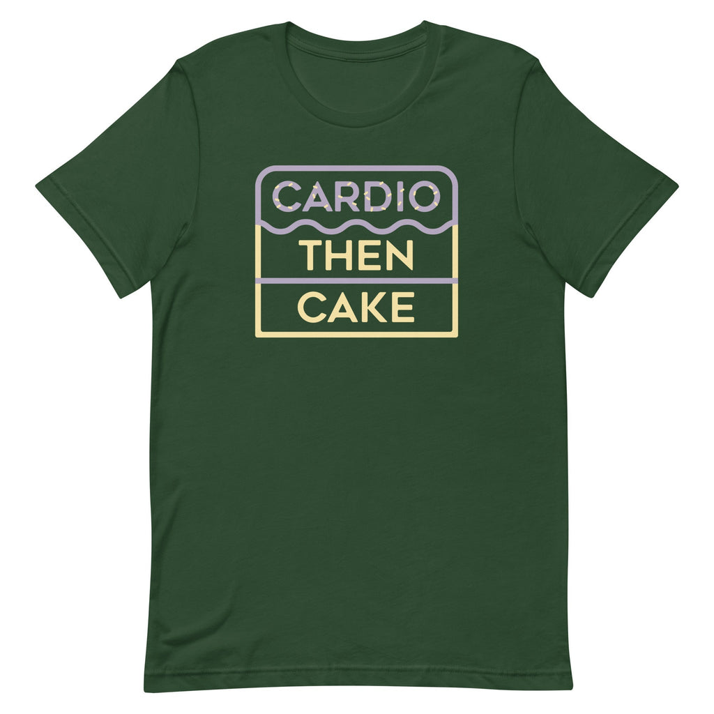 Cardio Then Cake Men's Signature Tee