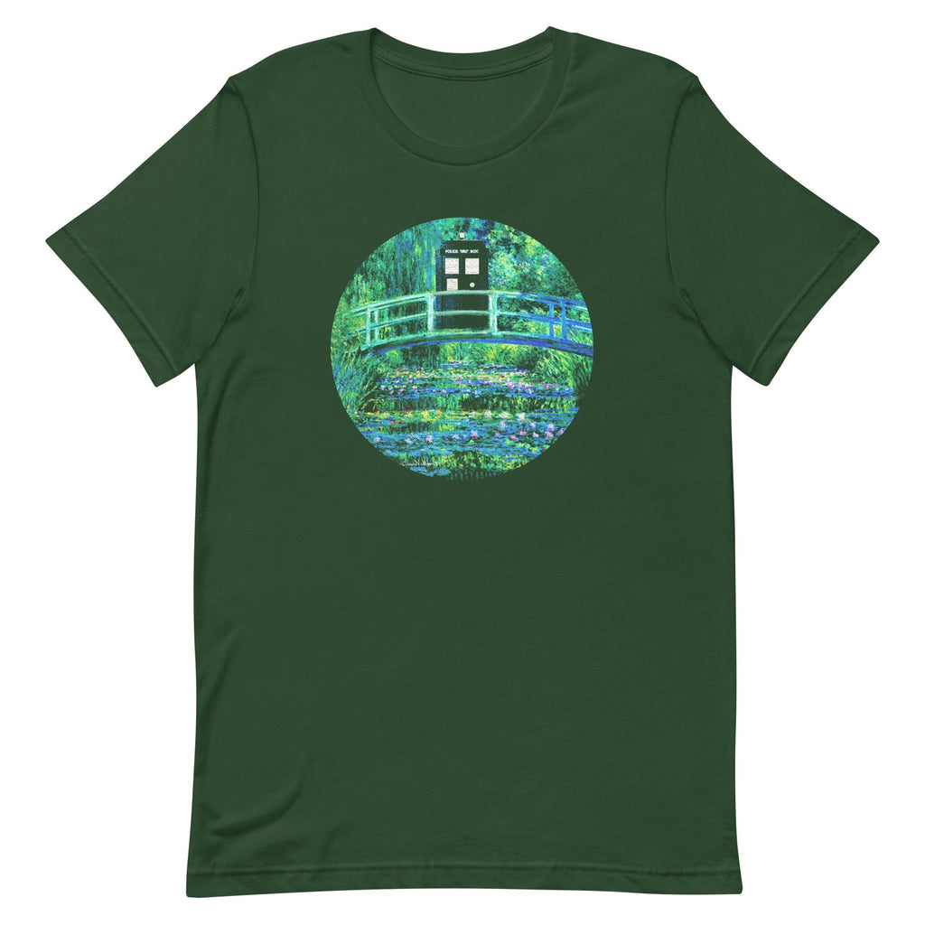 Water Lilies Police Box Men's Signature Tee