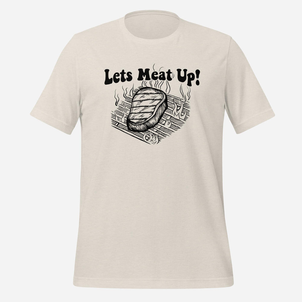 Let's Meat Up Funny Grilling Shirt Steak Tee