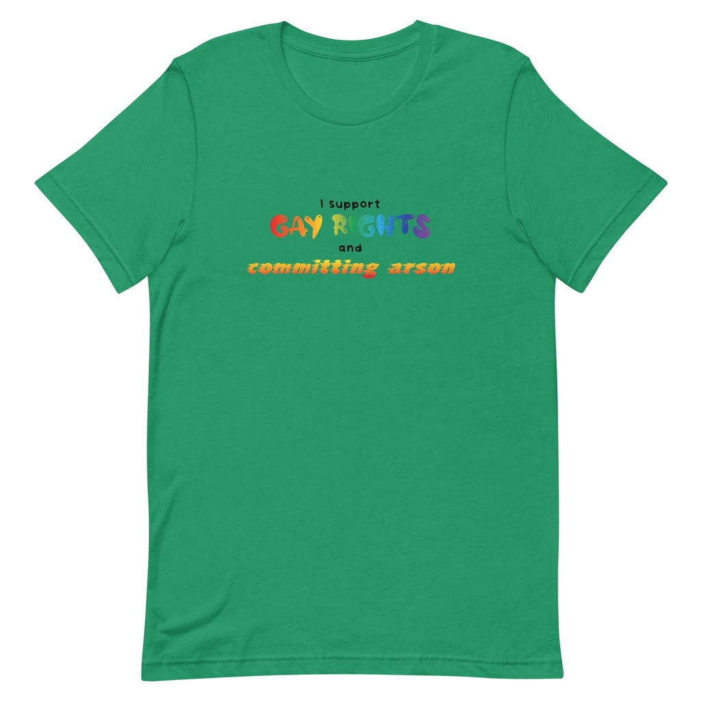 Gay Rights and Committing Arson Unisex