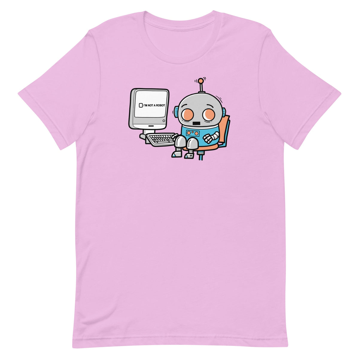 Robot Captcha Men's Signature Tee