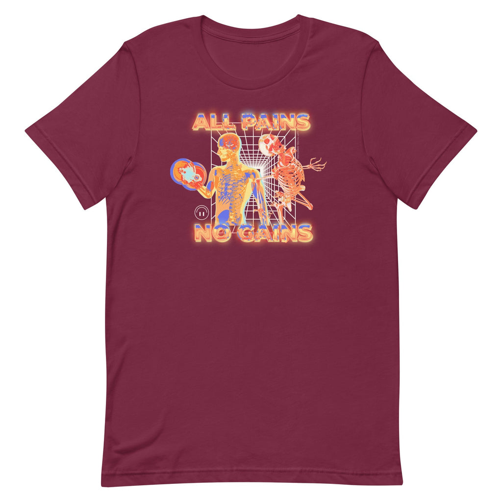 All Pains No Gains (Skeleton) Unisex