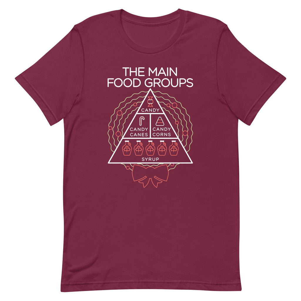 The Main Food Groups Men's Signature Tee