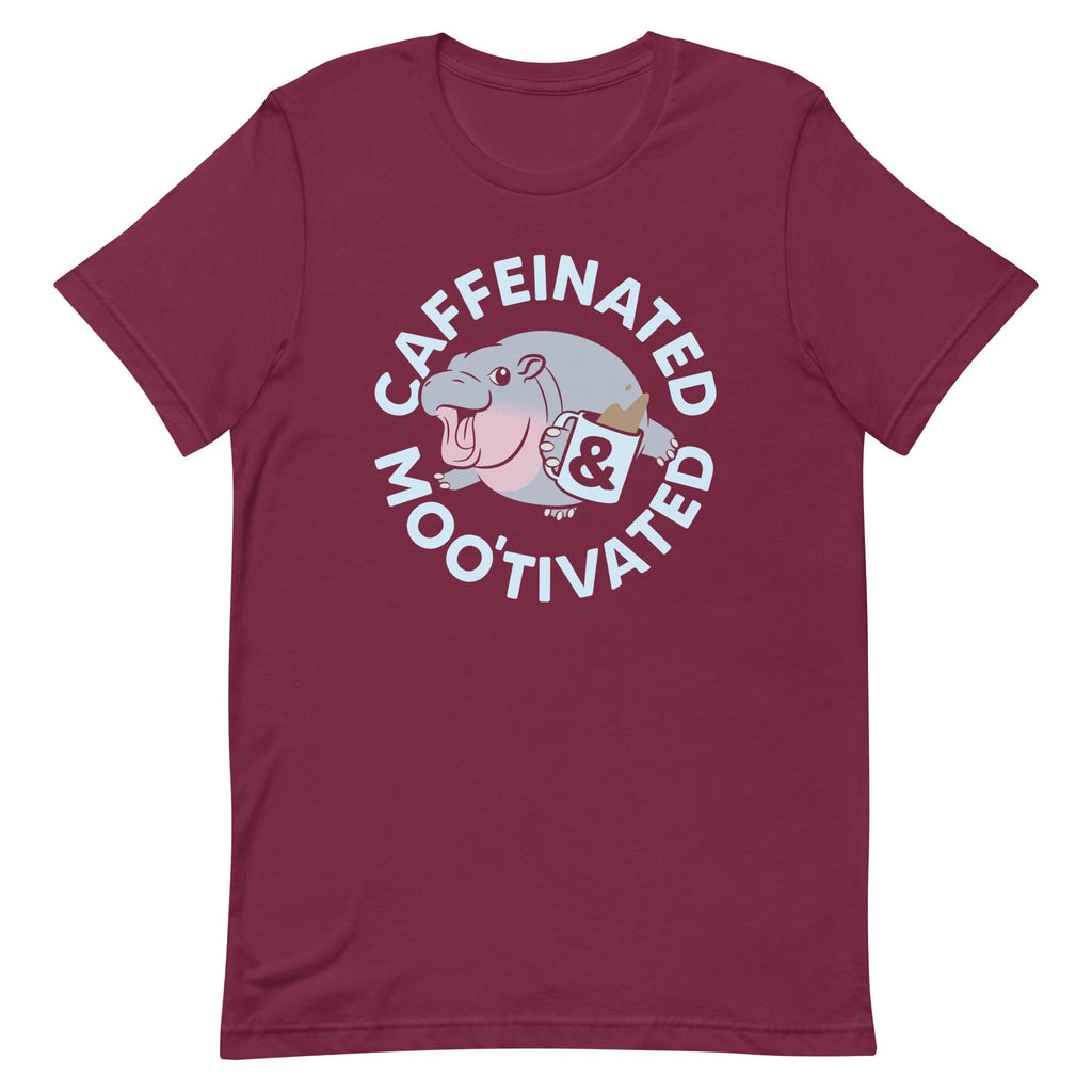 Caffeinated & Moo'tivated Men's Signature Tee