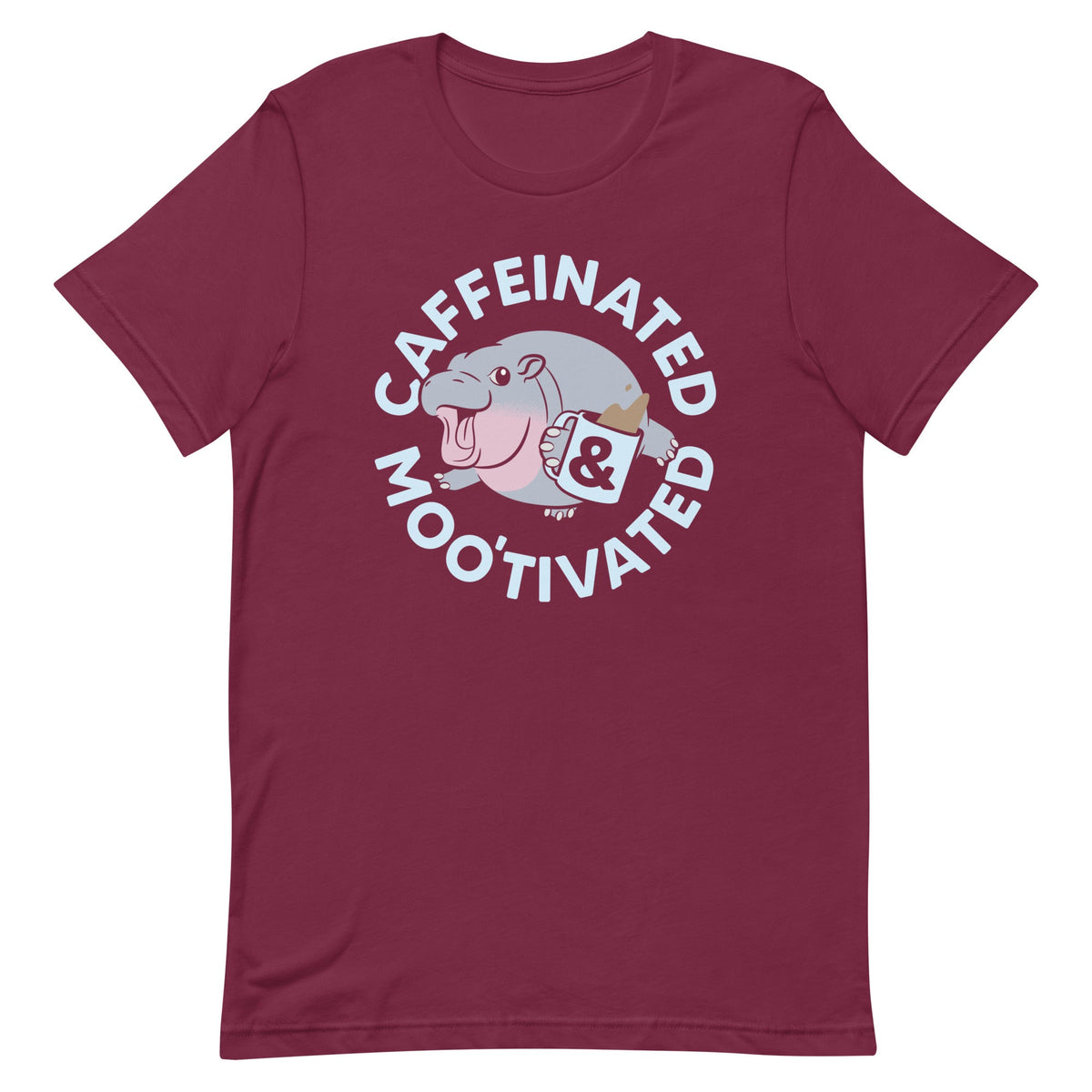Caffeinated & Moo'tivated Men's Signature Tee