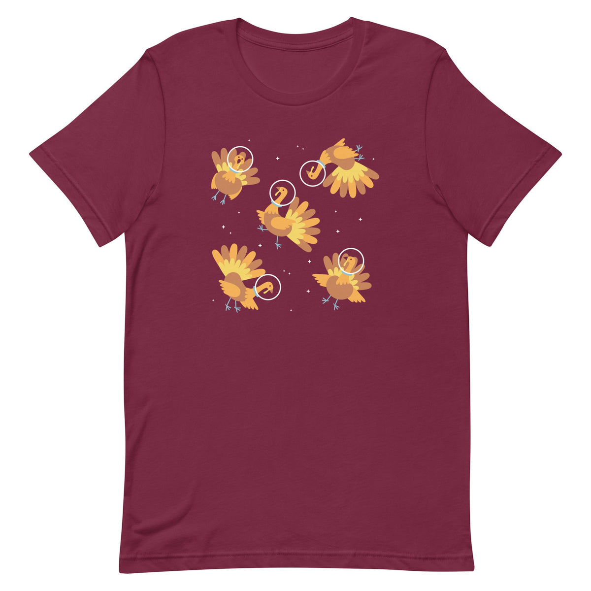 Turkeys In Space Men's Signature Tee