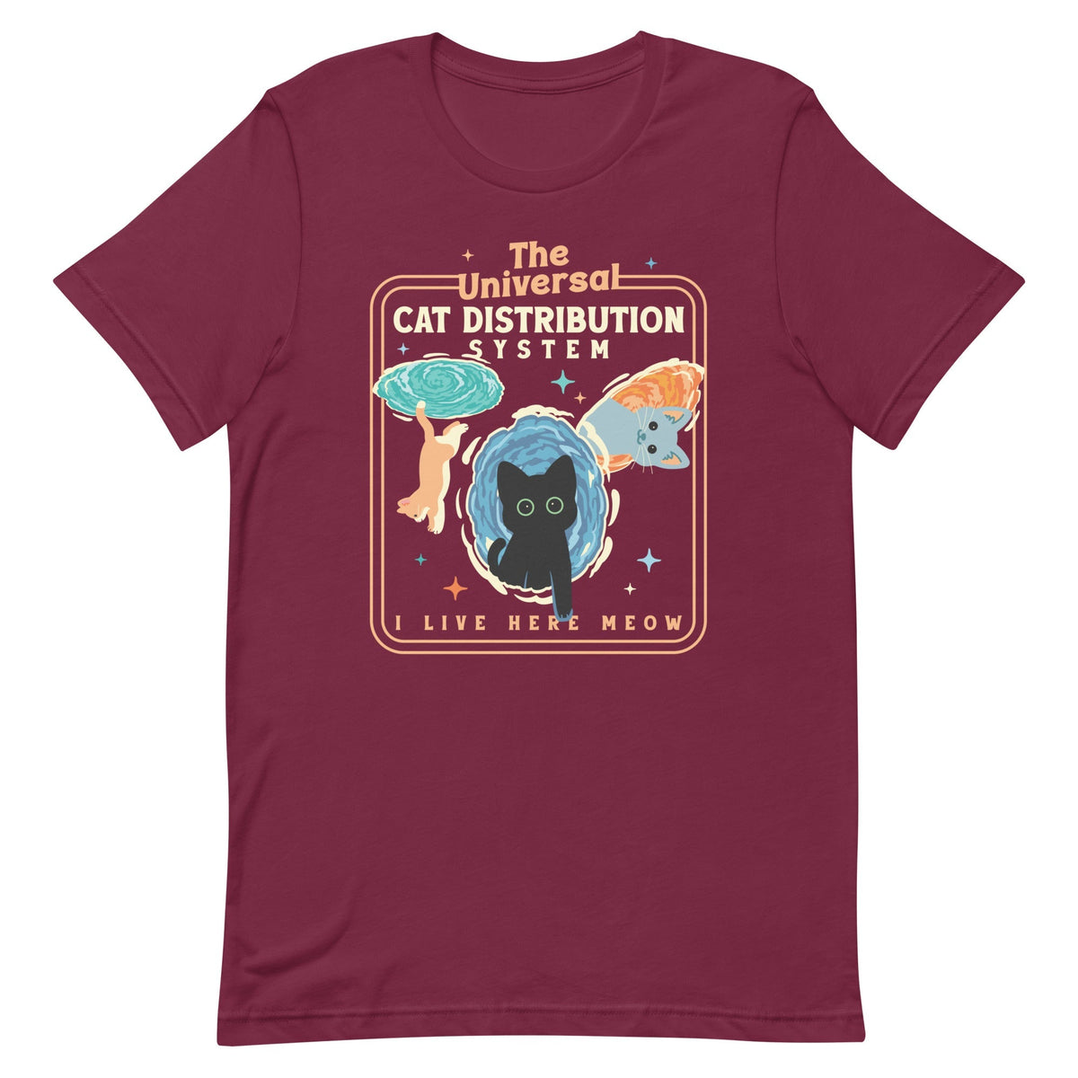 The Universal Cat Distribution System Men's Signature Tee