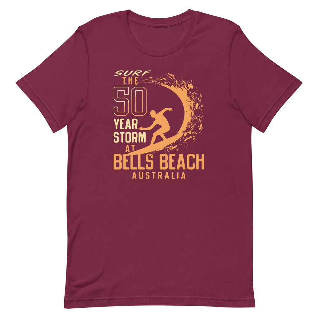 50 Year Storm At Bells Beach Men's Signature Tee