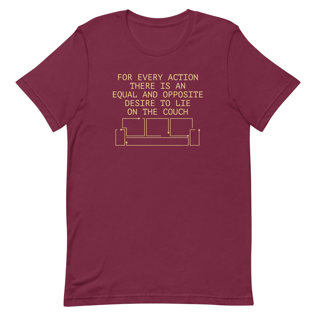 For Every Action There Is An Equal And Opposite Men's Signature Tee
