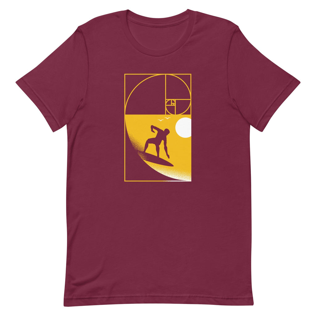 Golden Spiral Wave Men's Signature Tee