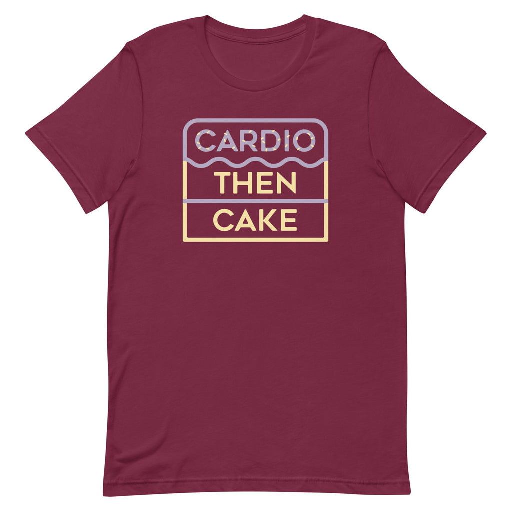 Cardio Then Cake Men's Signature Tee