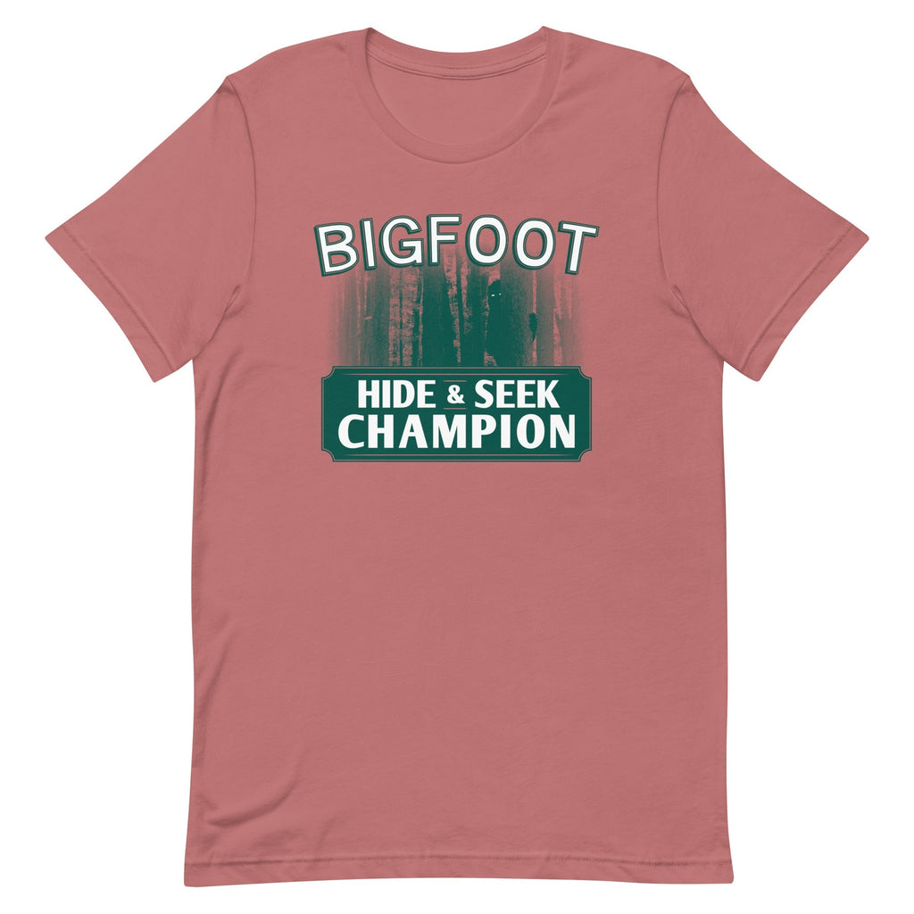 Bigfoot Hide And Seek Champion Men's Signature Tee