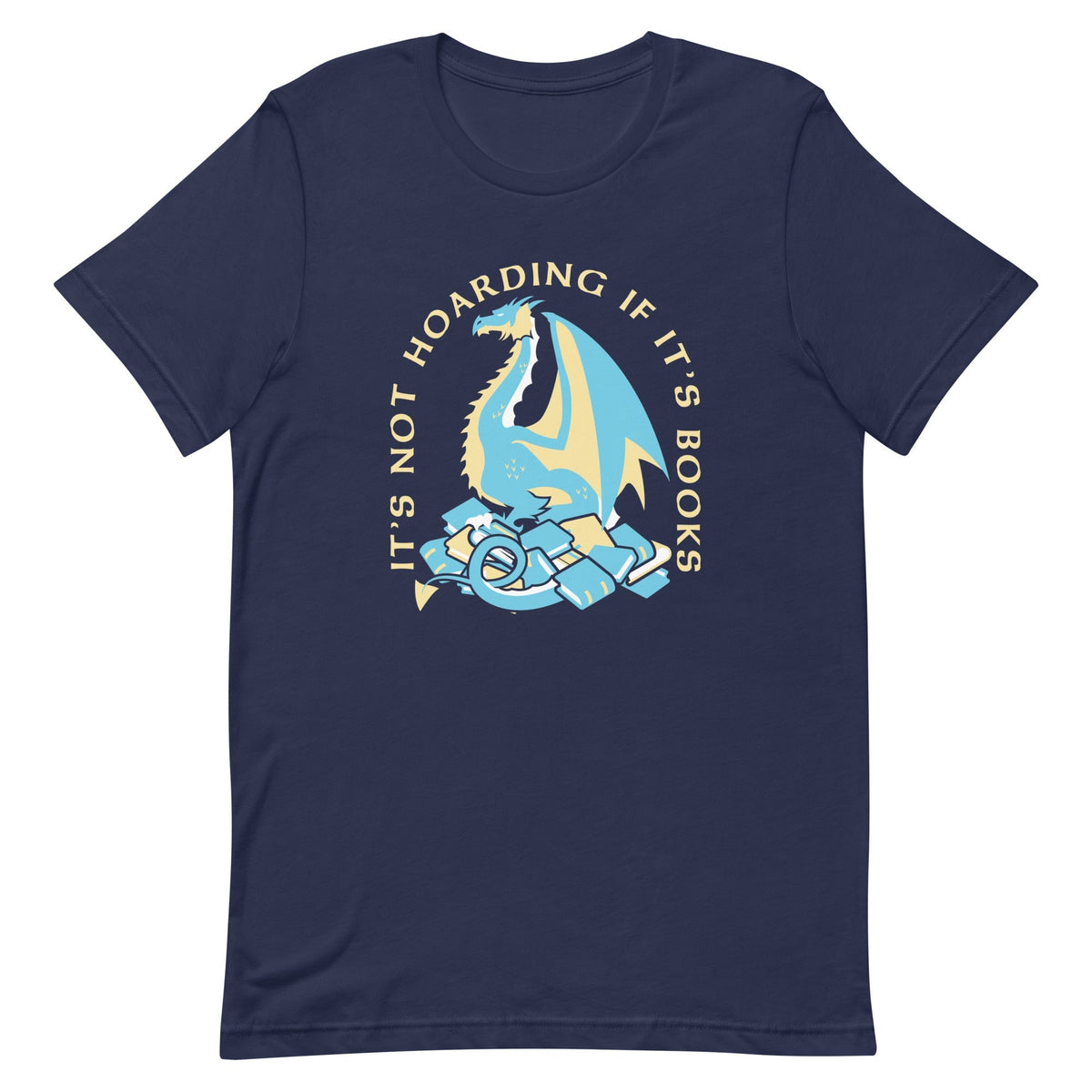 It's Not Hoarding If It's Books Men's Signature Tee