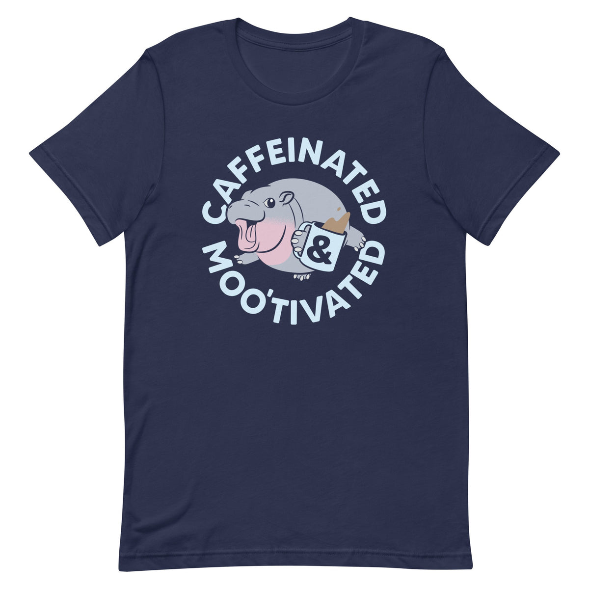 Caffeinated & Moo'tivated Men's Signature Tee