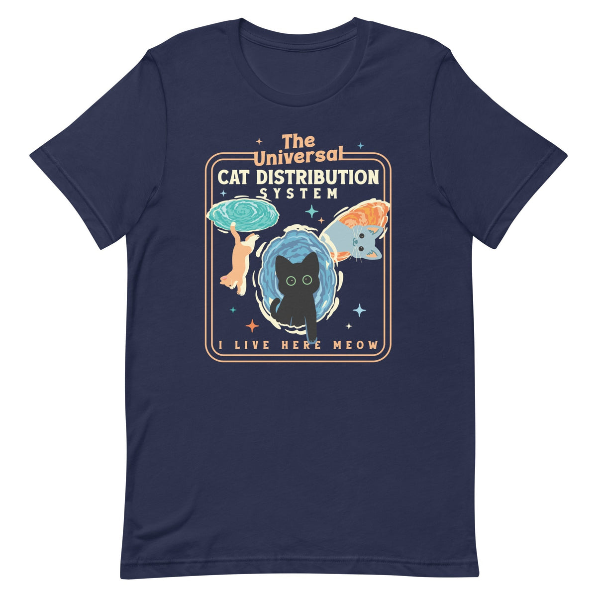 The Universal Cat Distribution System Men's Signature Tee