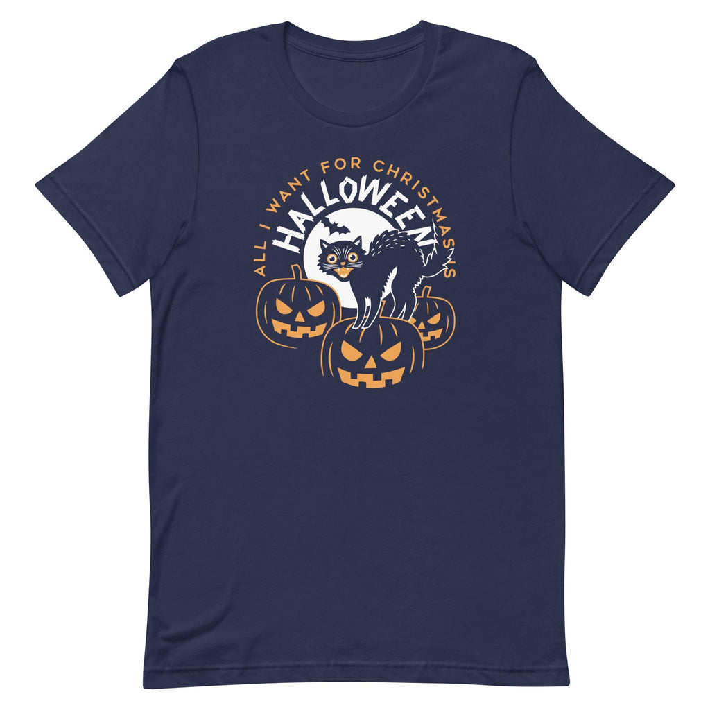 All I Want For Christmas Is Halloween Men's Signature Tee