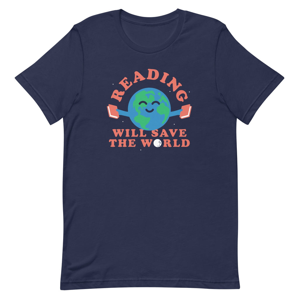 Reading Will Save The World Men's Signature Tee
