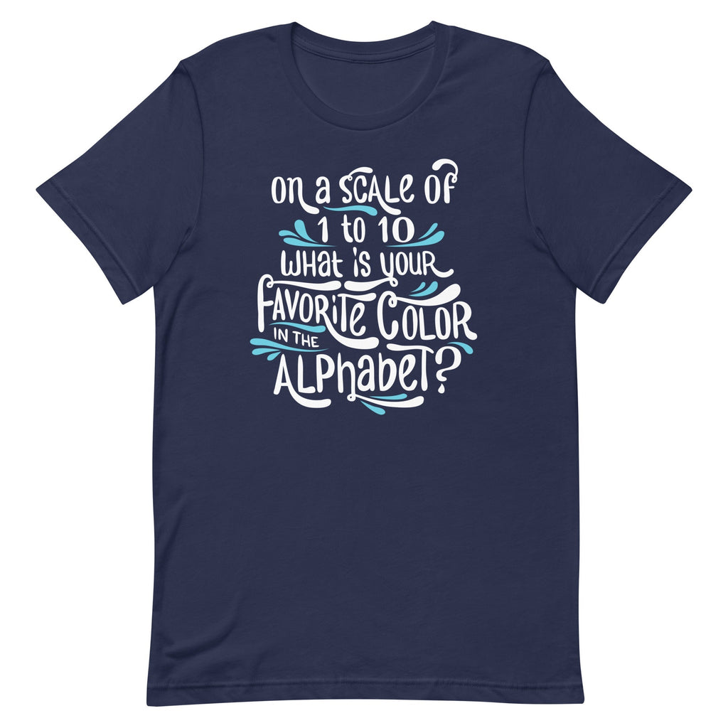 Favorite Color In The Alphabet Men's Signature Tee
