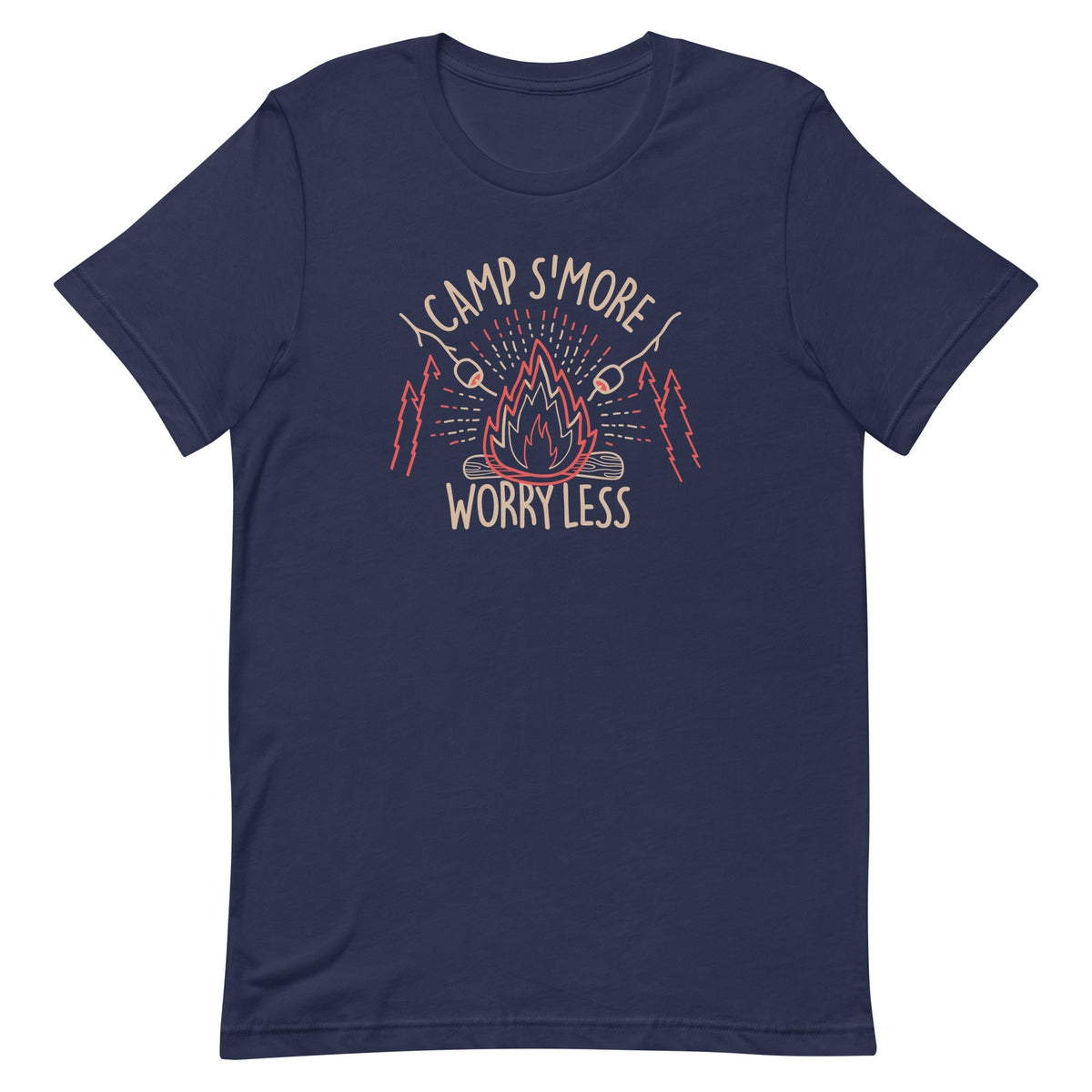 Camp S'more Worry Less Men's Signature Tee