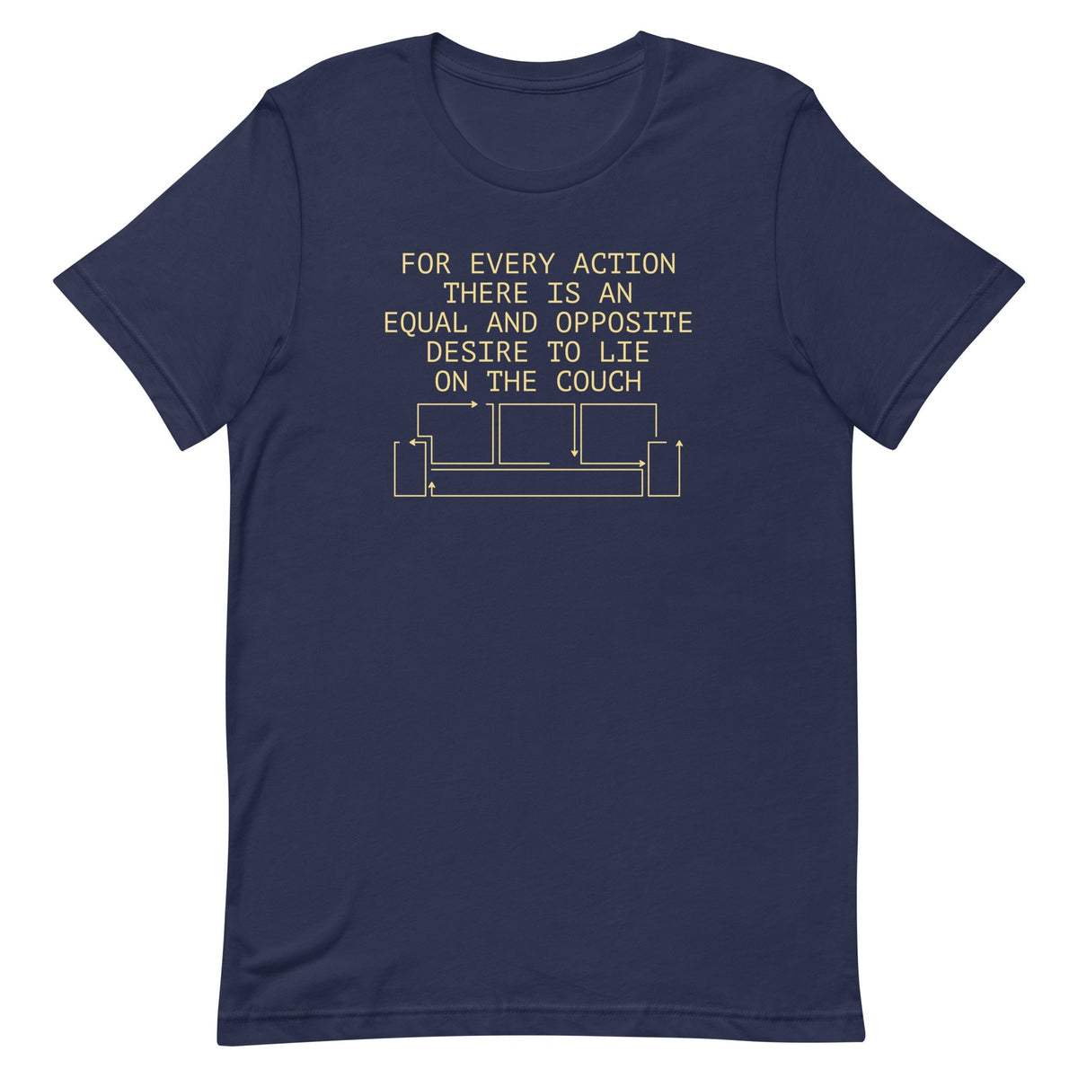 For Every Action There Is An Equal And Opposite Men's Signature Tee