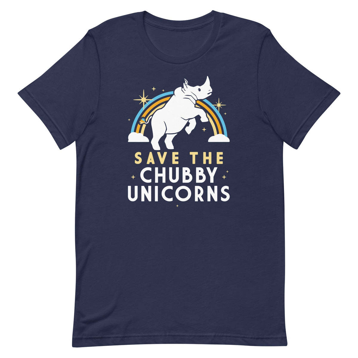 Save The Chubby Unicorns Men's Signature Tee