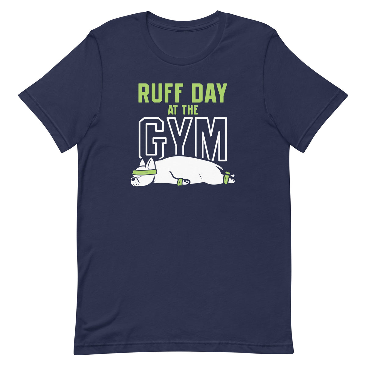 Ruff Day At The Gym Men's Signature Tee