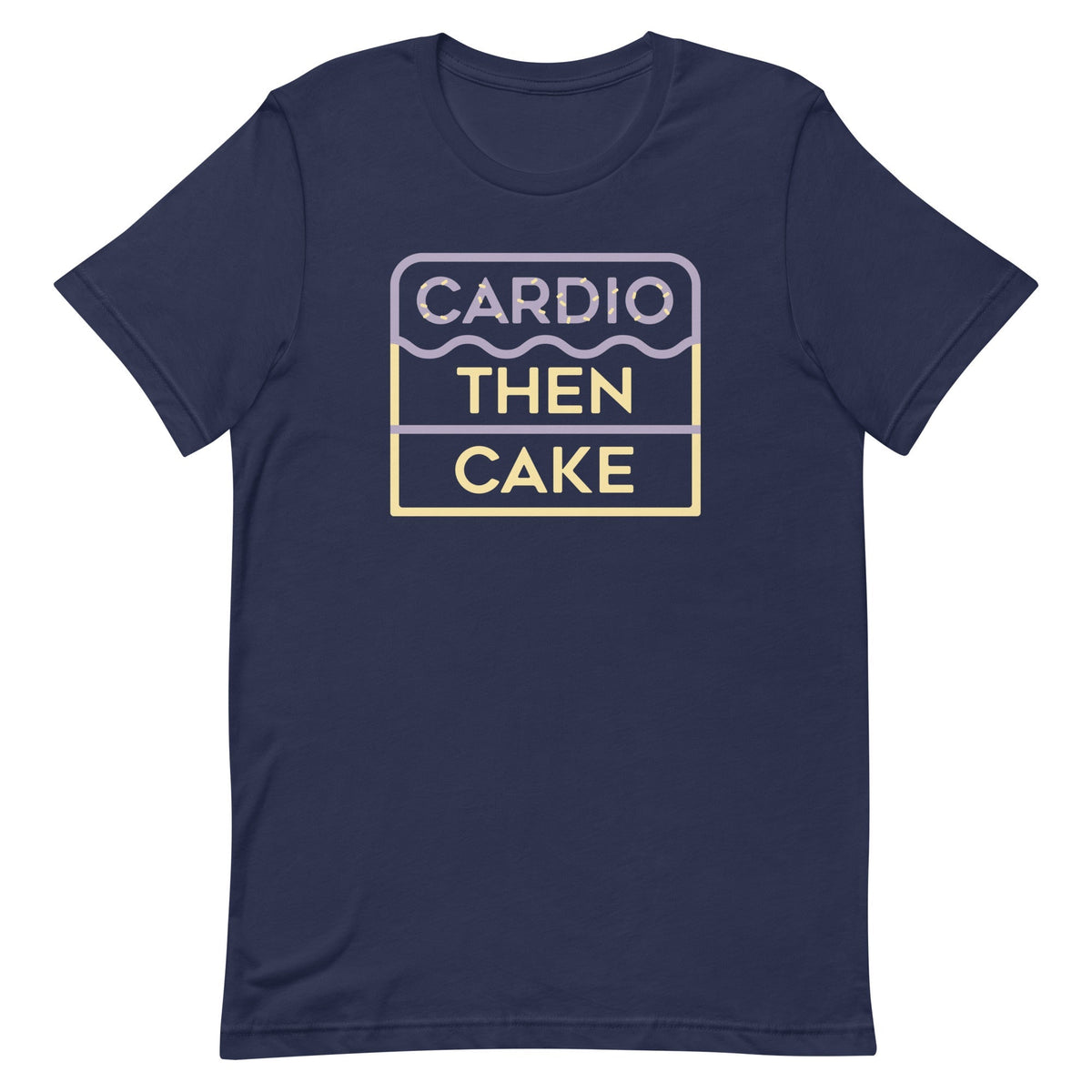 Cardio Then Cake Men's Signature Tee
