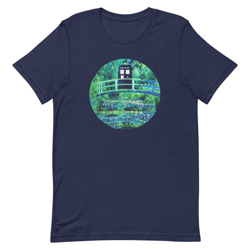 Water Lilies Police Box Men's Signature Tee