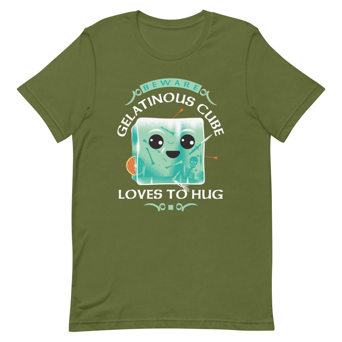 Gelatinous Cube Loves To Hug Men's Signature Tee