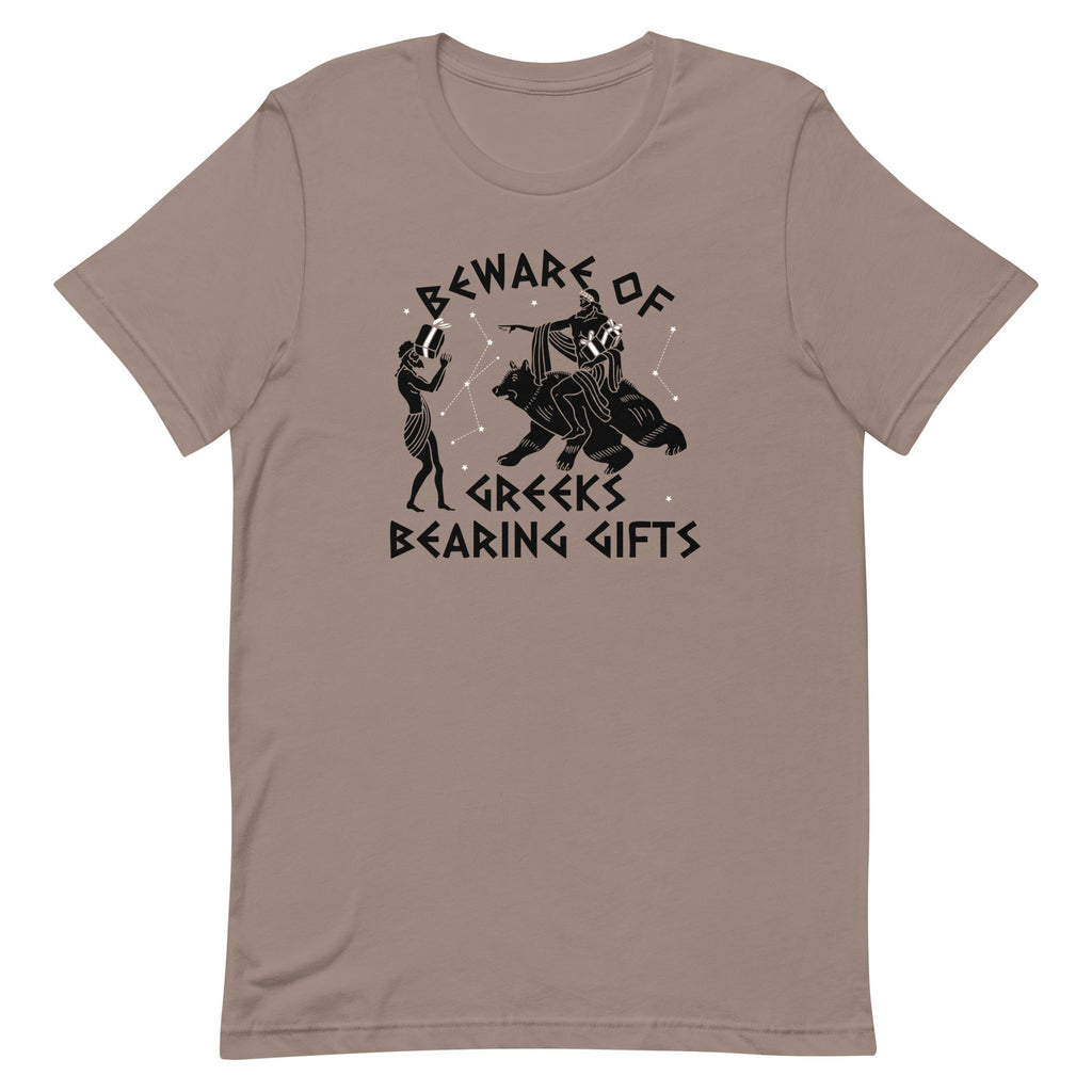 Beware Of Greeks Bearing Gifts Men's Signature Tee