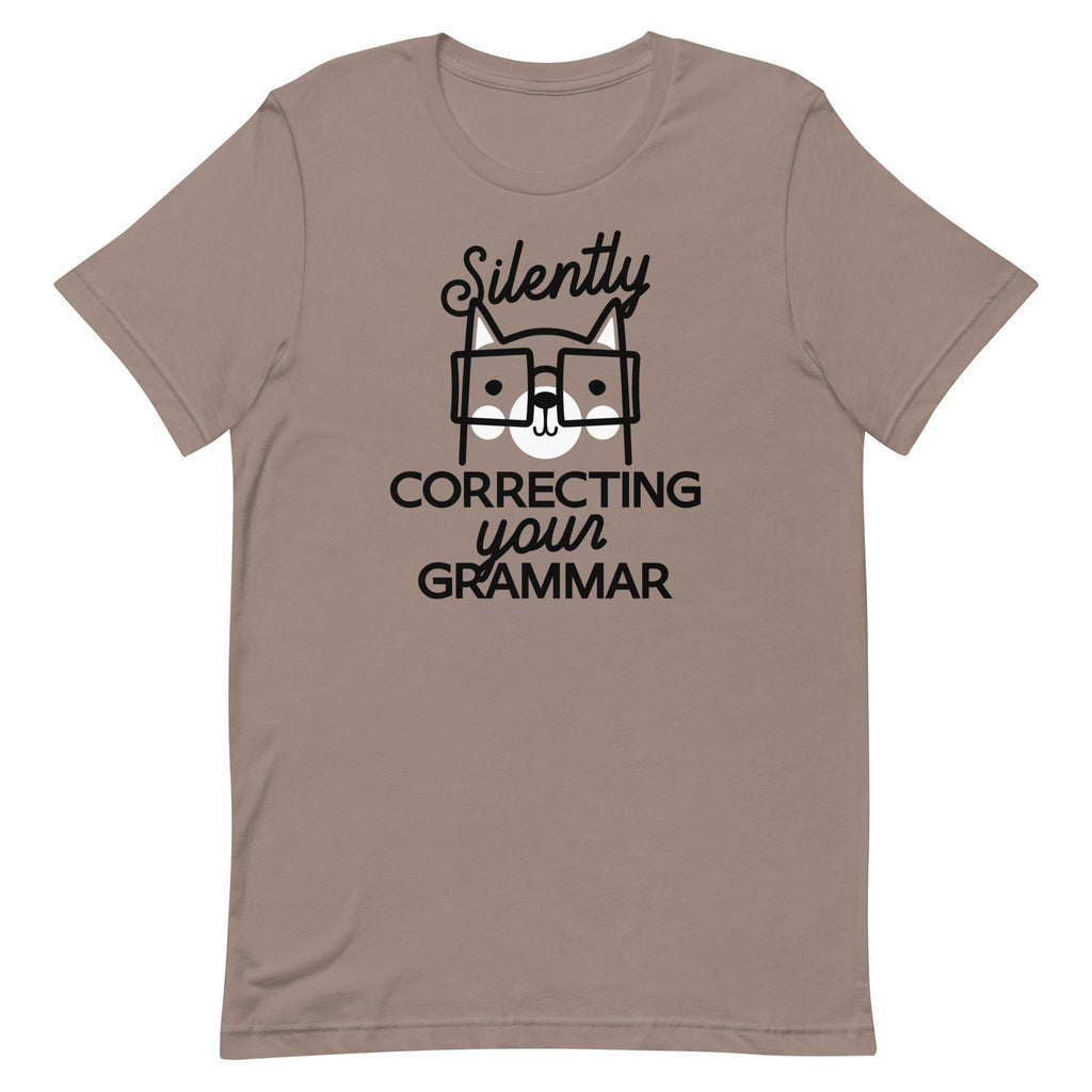 Silently Correcting Your Grammar Men's Signature Tee